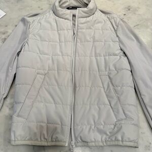 Zara Light Gray Men’s Puffer Jacket